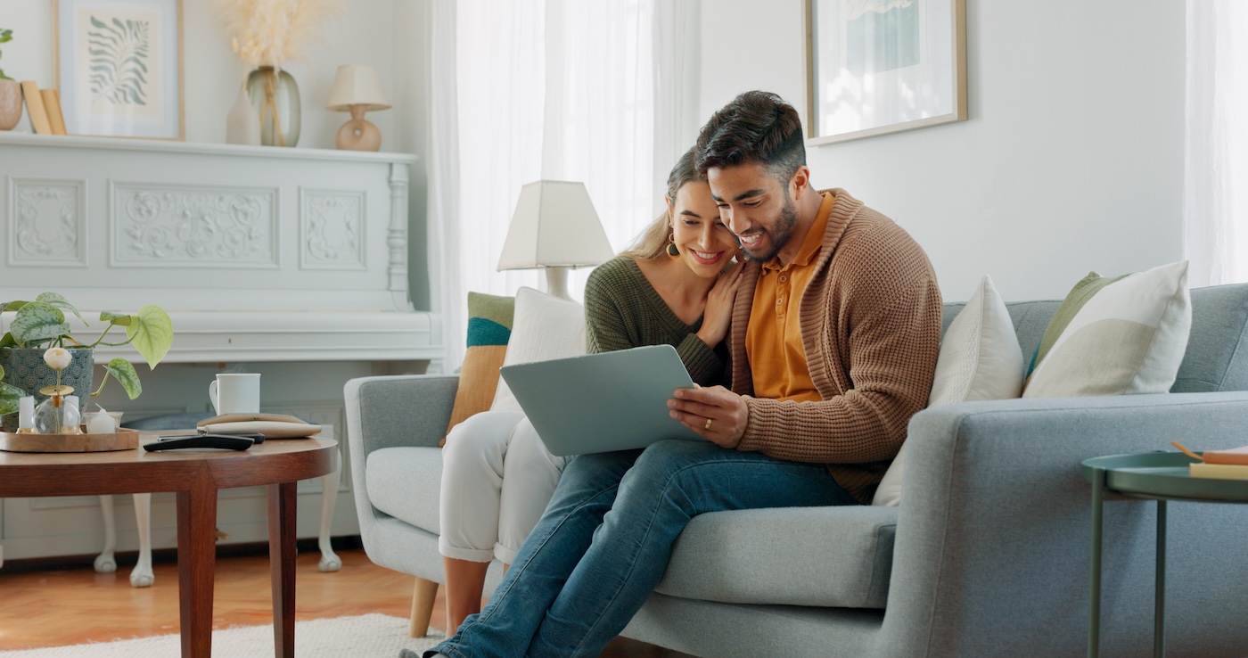 couple applying for financing